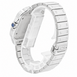 Cartier Santos Large Size WSSA0018 White Dial Watch